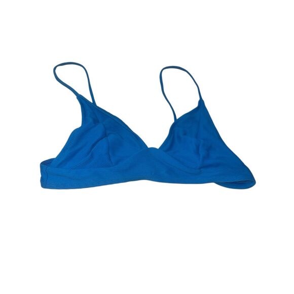 ✨Old Navy Textured Bralette Swim Blue Sz Large Top✨ - Picture 4 of 6
